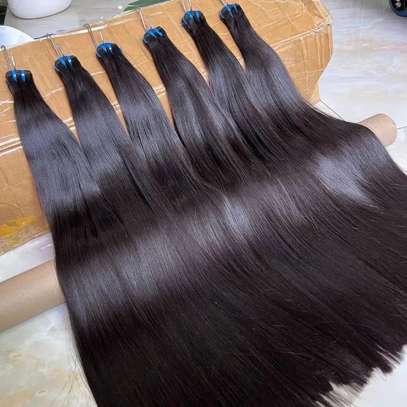 Raw Indian Hair Bundles Raw Cuticle Aligned Hair