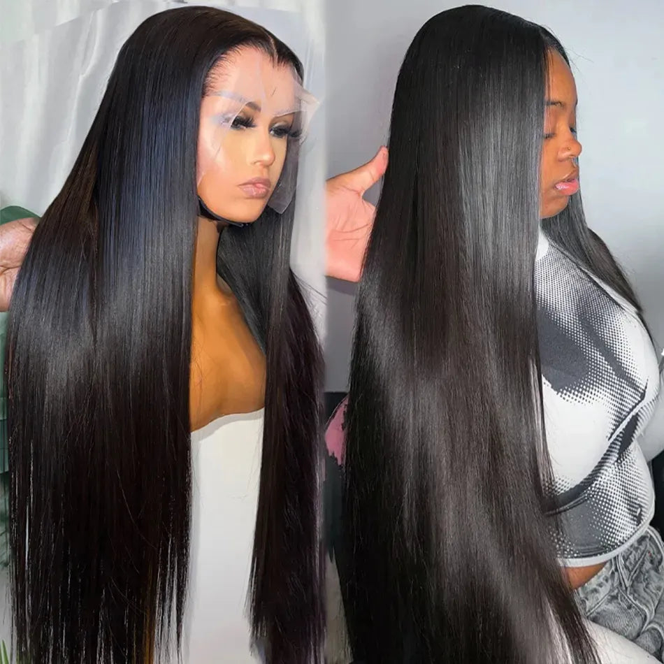 Natural Bone Straight Lace Front Wig